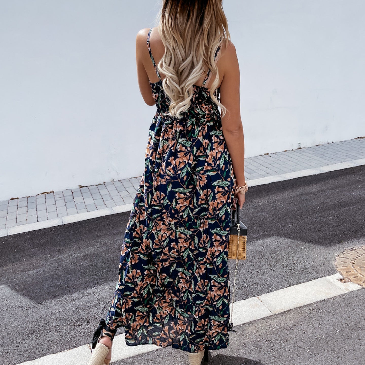 Printed Bohemian Maxi Dress
