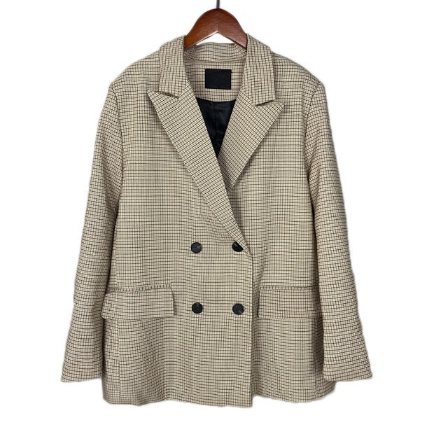 Spring Double Breasted Oversized Blazer