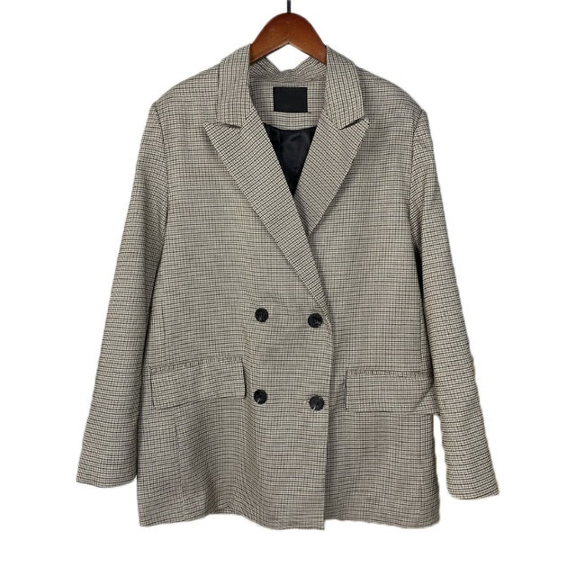 Spring Double Breasted Oversized Blazer